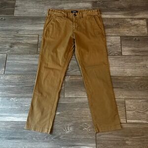 Express Mens Slim Fit Garment Dyed Stretch Chinos‎ Khaki Pants 29x30